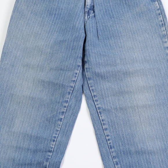 Vtg 80s Womens Size 9/10 Striped Faded Mom Jeans - Picture 3 of 8